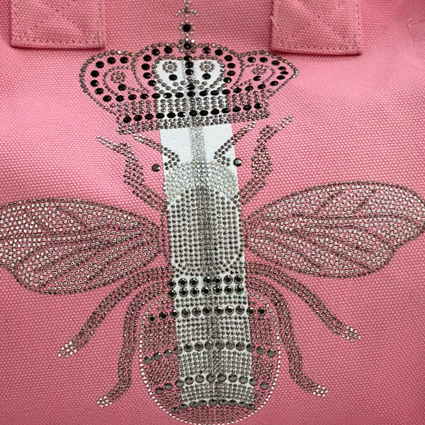 Bee Lines Canvas Fringe Bag
