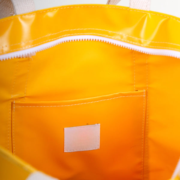 Big Water Resistant Beach Tote Yellow