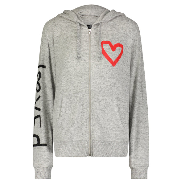 Cloud Hacci Love Zip Up Hoodie