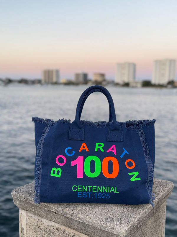 Boca 100 Fringe Canvas Bag