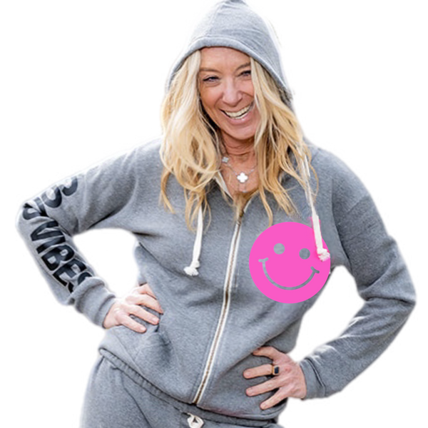 Good Vibes Zip Up Hoodie