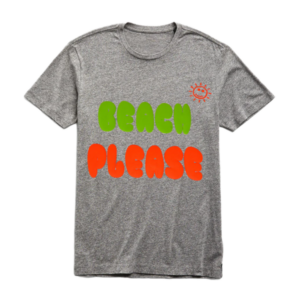 Beach Please Puff Print Tee SAMPLE SALE