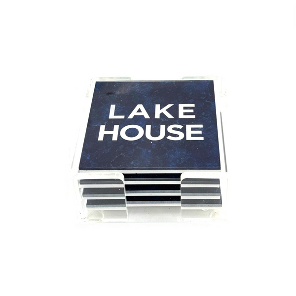 Lake House Acrylic Coasters