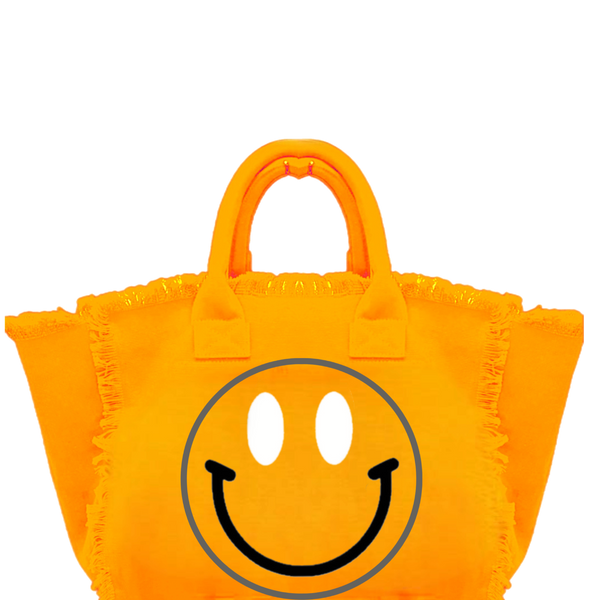 Smile Orange OG Fringe Canvas Bag