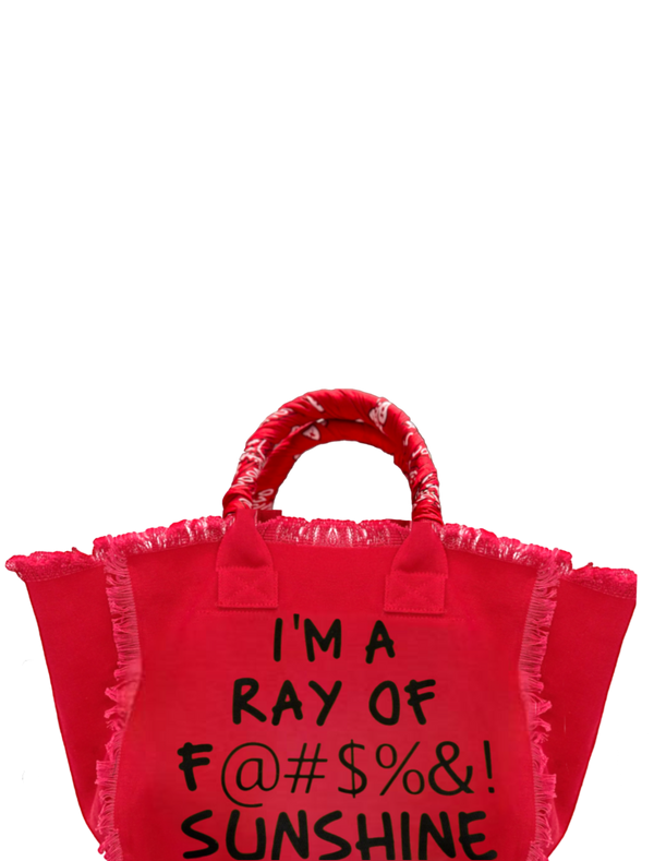 I'm a Ray Fringe Canvas Bag