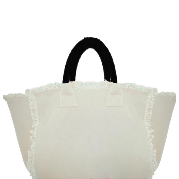 Plain Fringe Canvas Bag