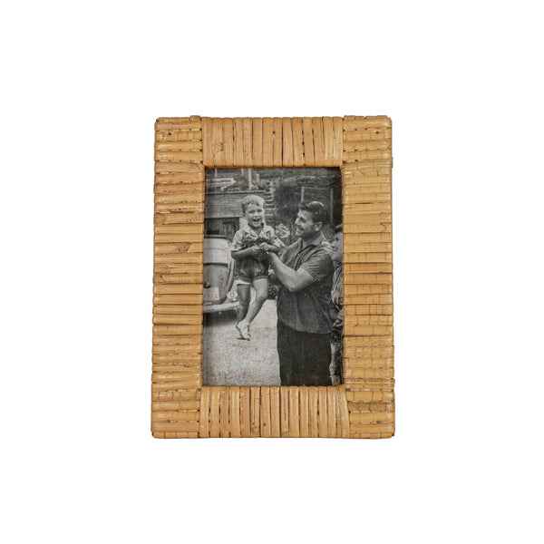Angela 4x6 Photo Wrapped Rattan Picture Frame
