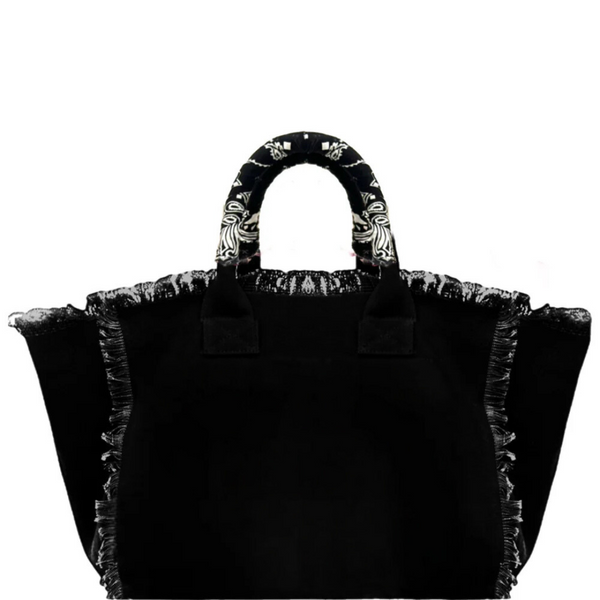 Plain Fringe Canvas Bag