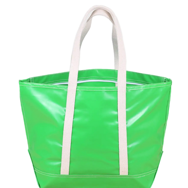 Big Water Resistant Beach Tote Green
