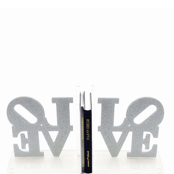 Love Acrylic Bookends