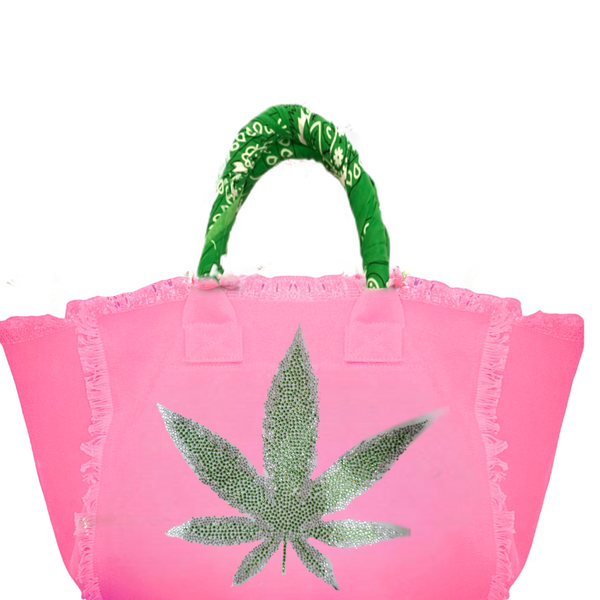 Leaf Fringe Canvas Bag