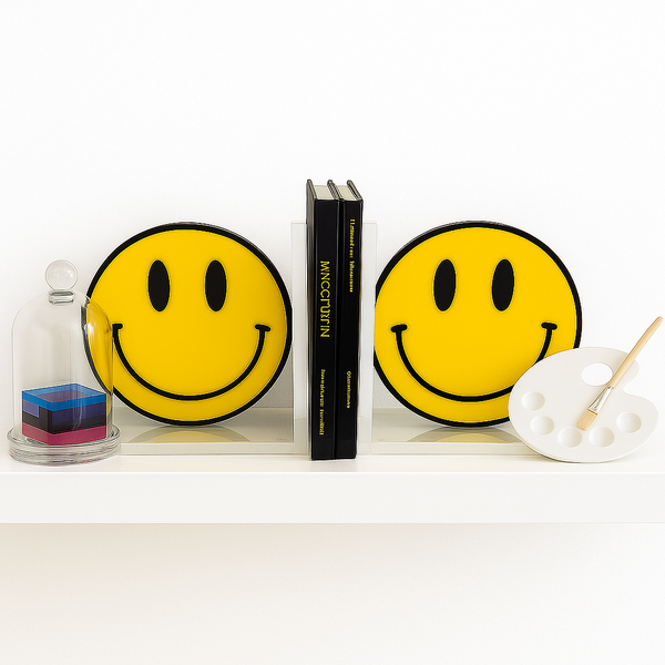 Acrylic Smile Bookends