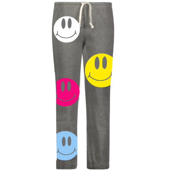 Multi Smile Grey Sweatpants