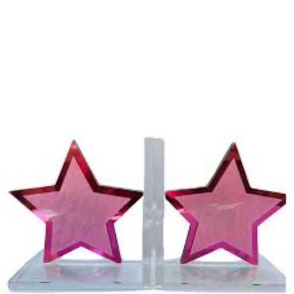 Acrylic Stars Bookends