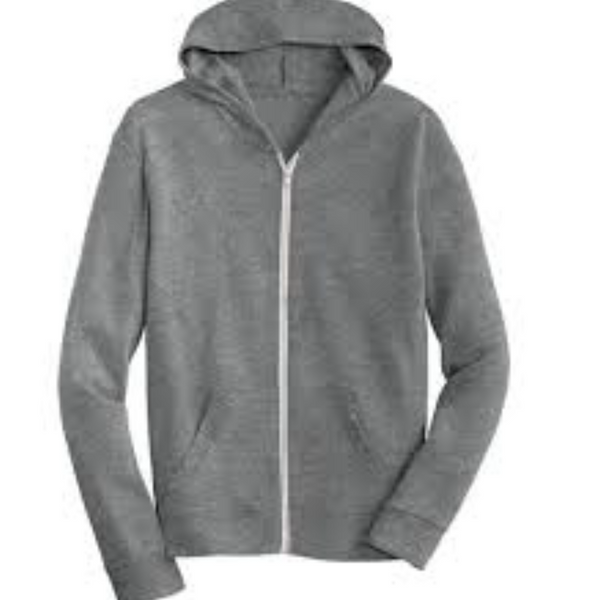 Jersey Zip Up Hoodie Beach Vibes