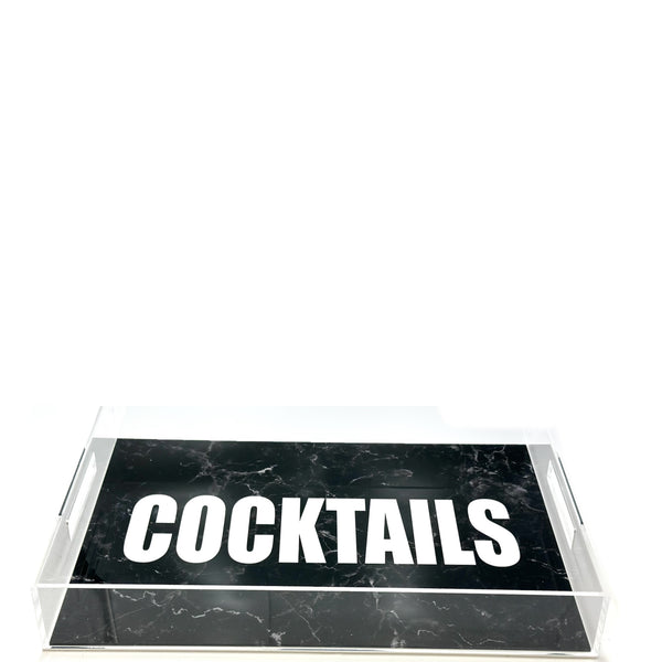 Acrylic Cocktails Tray