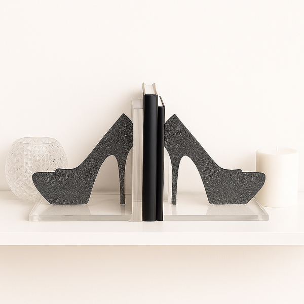 Acrylic Stiletto Bookends