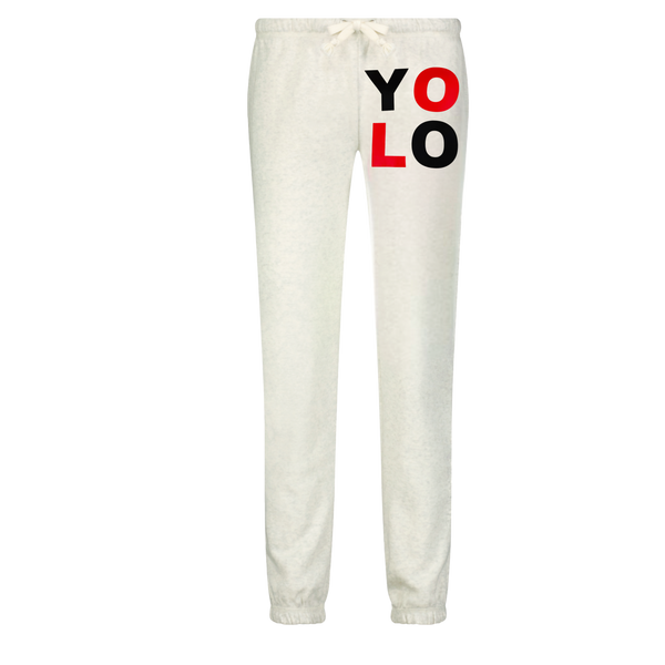 YOLO Red Boyfriend Oversized Pants SAMPLE SALE