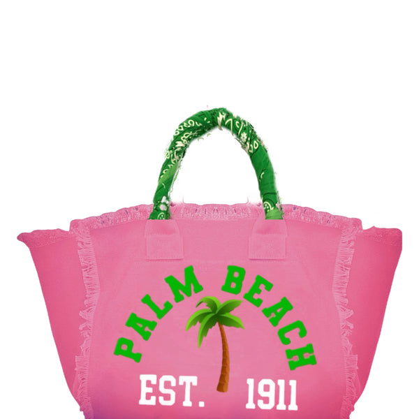 Palm Beach Fringe Canvas Bag