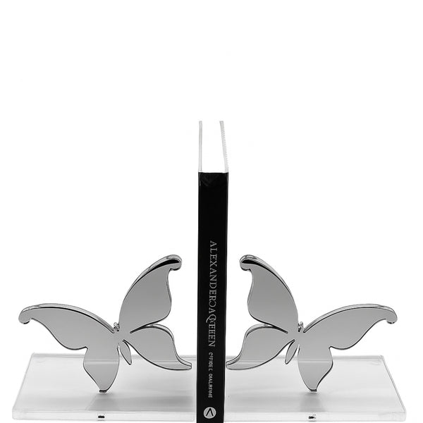 Acrylic Mirror Butterfly Bookends
