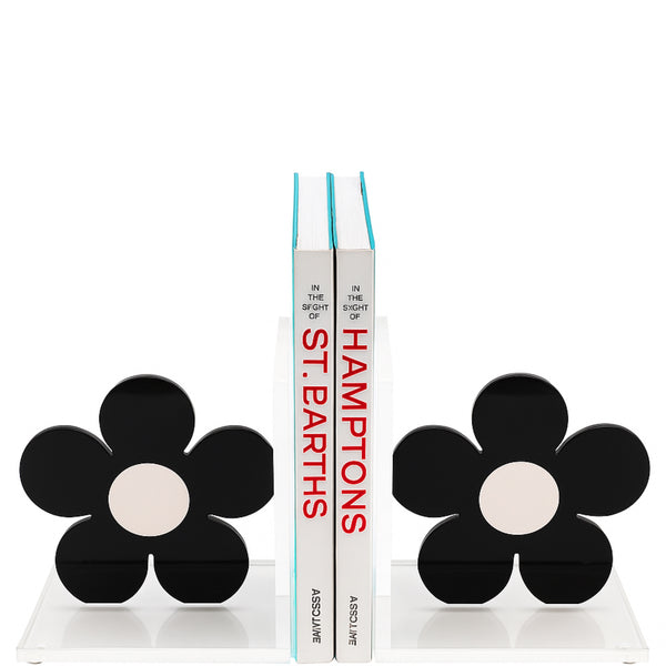 Acrylic Daisies Bookends