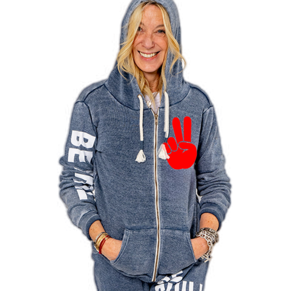 Be Chill Zip Up Hoodie