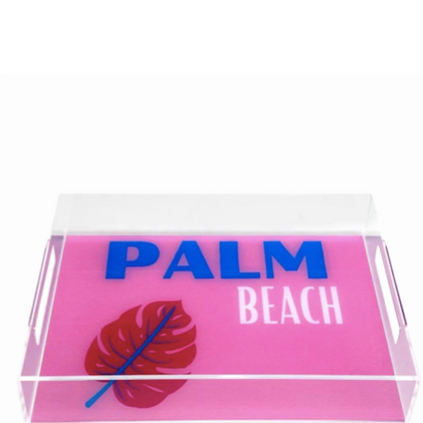 Acrylic Palm Beach Tray