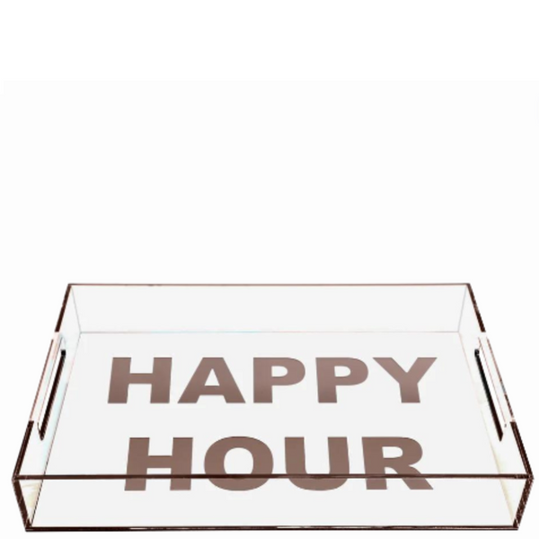Acrylic Happy Hour Tray