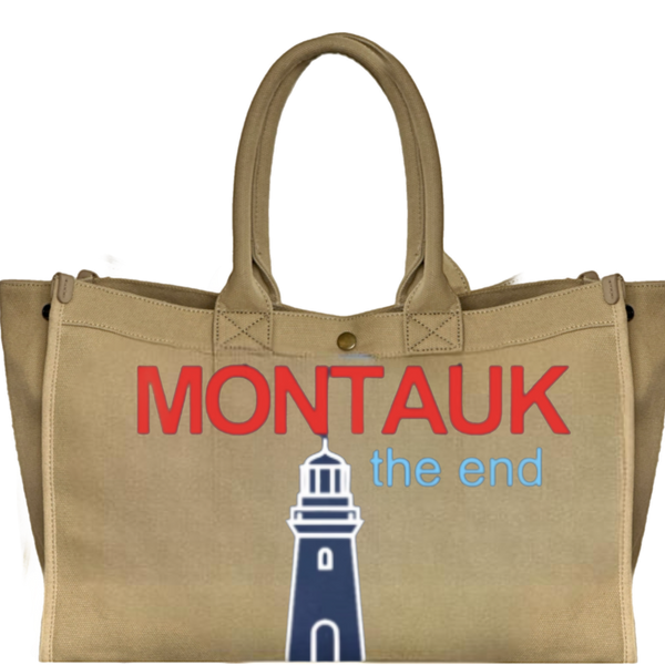 24oz Beach Tote - Montauk, Canvas
