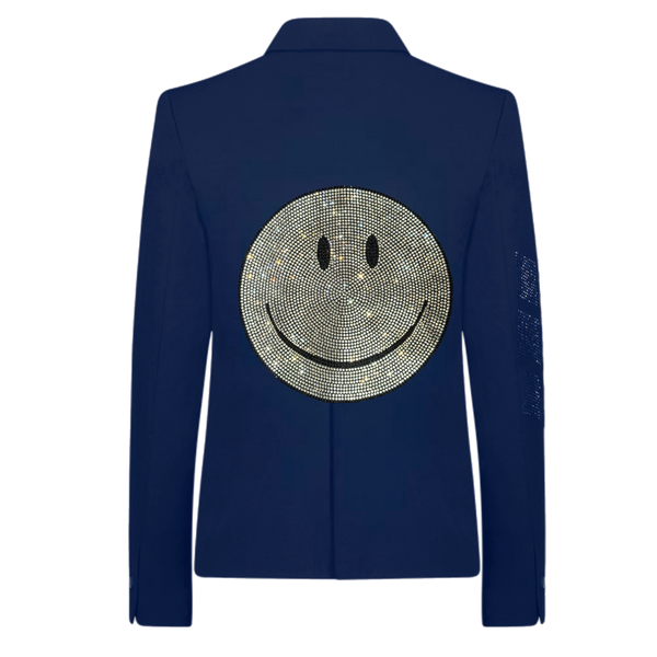 Crystal Smile Blazer Navy SAMPLE SALE