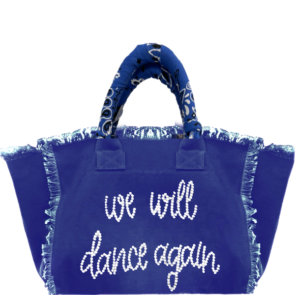 We Will Dance Canvas Fringe Bag