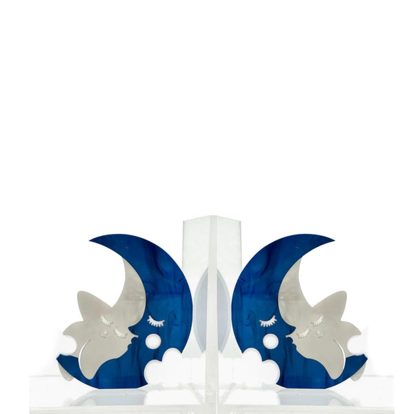 Acrylic Moon & Star Bookend