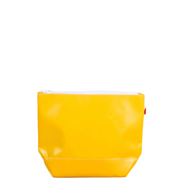 Water Resistant Zipper Pouch Yellow