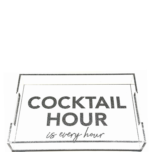 Acrylic Cocktail Hour Tray