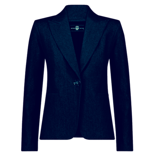 Plain Blazer - Navy