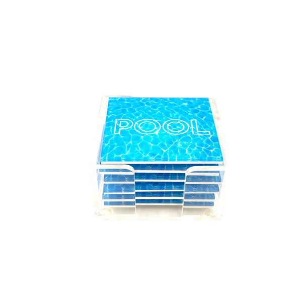 Acrylic Pool Coasters