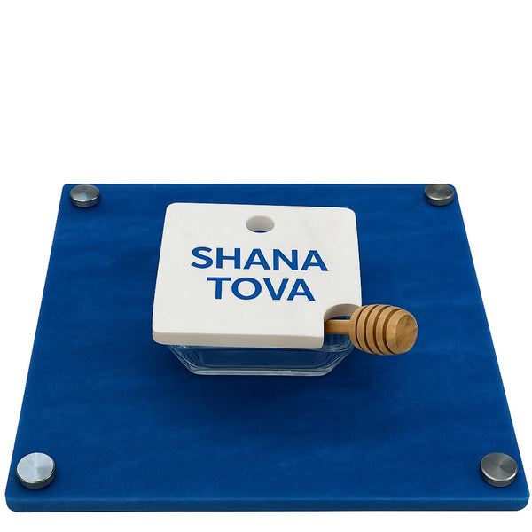 Acrylic Honey Apples Tray Rosh Hashanah Gift