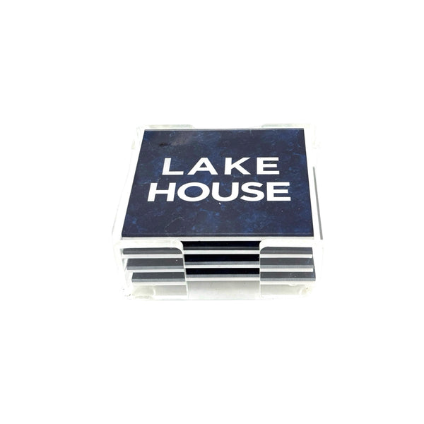 Lake House Acrylic Coasters