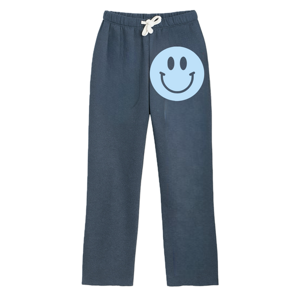 Lt Blue Smile Sweatpants