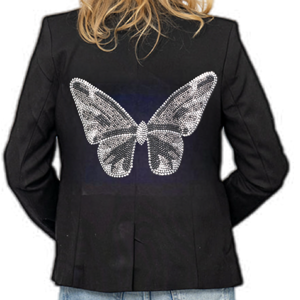 Studded Butterfly Blazer