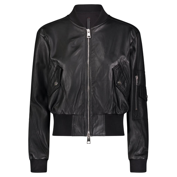 Bomber Lamb Leather Jacket