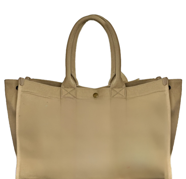 24oz Beach Tote - Plain Canvas BEIGE