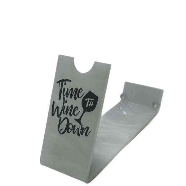 Time Wine Down Acrylic Wine Holder