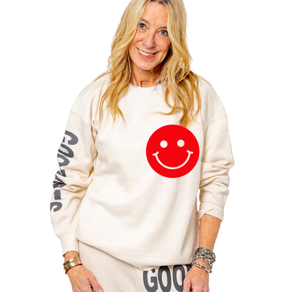 Good Vibes Coconut Crew Sweatshirt