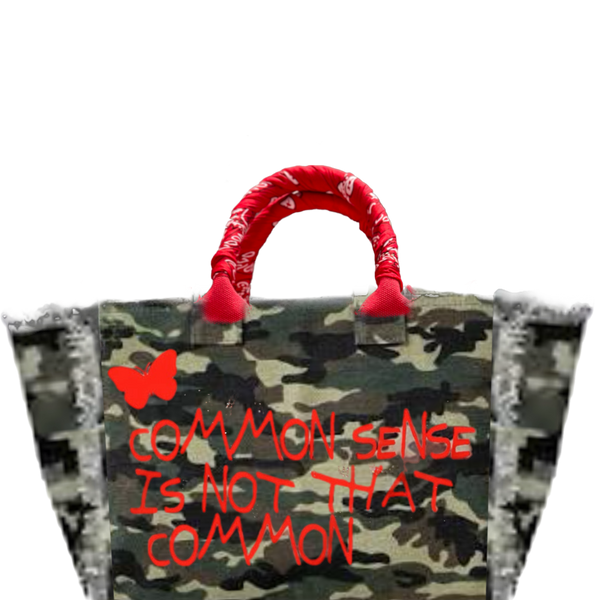 Common Sense Fringe Canvas Bag
