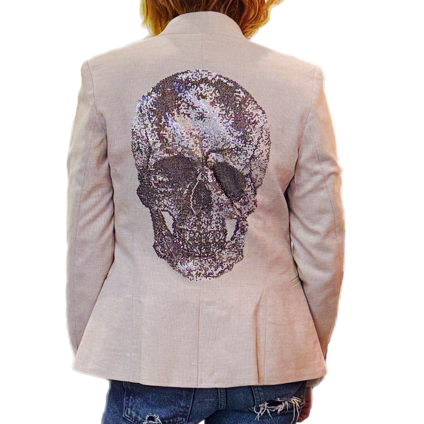LT PINK Skull Blazer - SAMPLE SALE