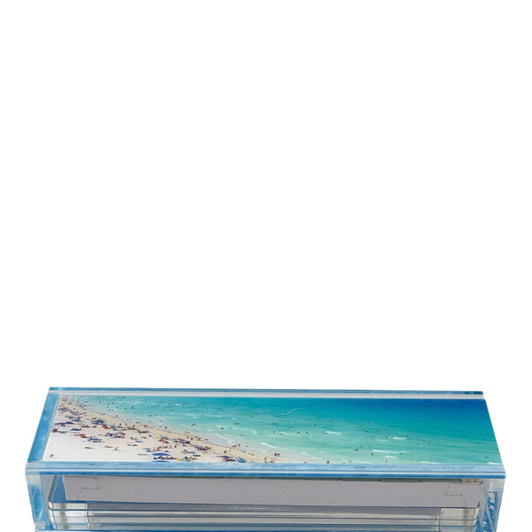 Acrylic Rummikub Pool Scene Game