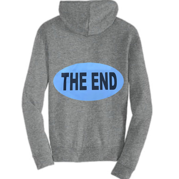 Jersey Zip Up Hoodie The End