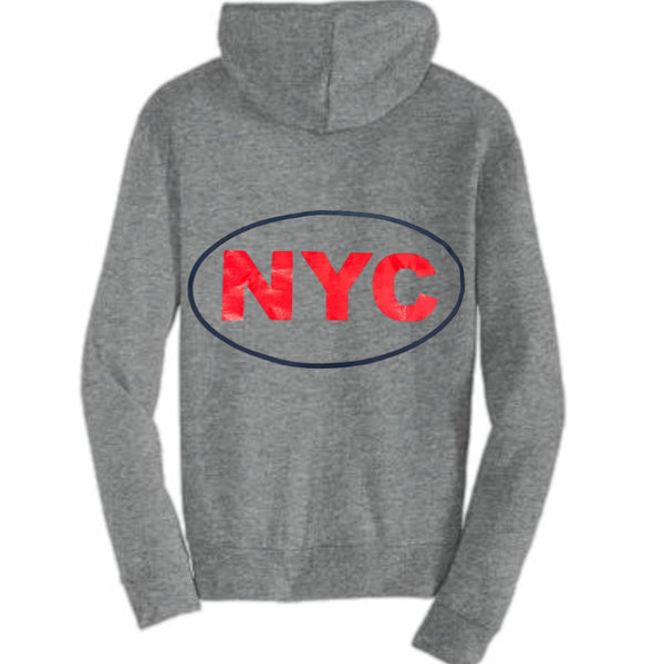 Jersey Zip Up Hoodie NYC