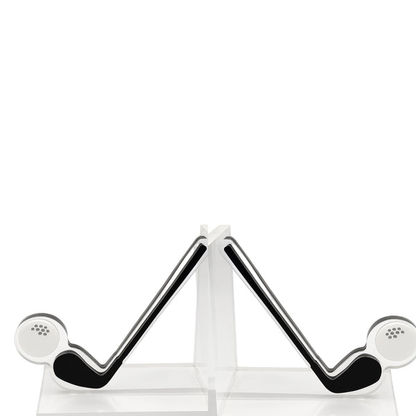 Hockey Acrylic Bookends
